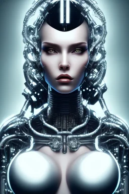 cyberpunk, black latex body, women, body portrai, big boobs, open mouth, highlight eyes perfect, skin, tron, cyborg , perfekt, real, dream, hr giger