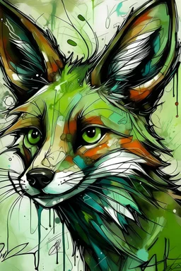 a fox , alice pasquini style