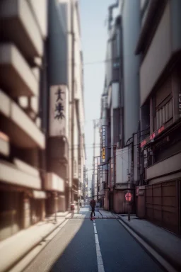 Foto de calle de tokio realista