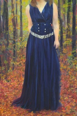 Full body portrait, painting, medium shot lady SouthernGothic