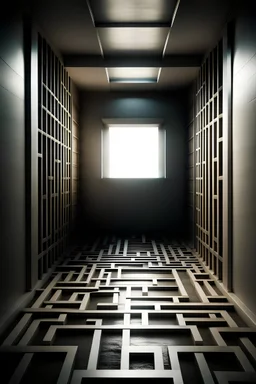 a maze with a clear exit
