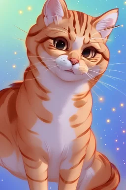 Golden cat and she is funny and cute 🥺 anime