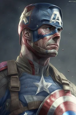 Captain Amerika Rill realistik