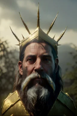 gold crown of natural thorns, crist crown, Renaissance style, epic, celestial, cinematic lighting, God lights, 4k resolution, smooth details, soft lighting, unreal engine 5, art station, substance 3d.