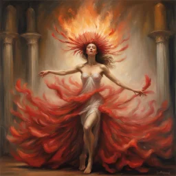 Flaming protea dance.. Modifiers: fantasy ethereal fantastic view crisp quality Dante Gabriel Rossetti Gustav Klimt dreamy Francisco Goya Epic Steve Hanks translucent Stephen Gammell Esao Andrews enchanting Serge Marshennikov Camille rose Garcia August Malmstrom Giovanni di Paolo