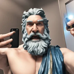 Zeus takes a selfie