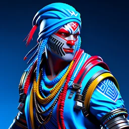 (((((3d pixel art nft style))))) (((clown assassin with blue dreadlocks in attire that resemble assassin's creed, with a strong focus on the details))) ((((best quality, ultra-detailed, UHD 32k, vector illustration, nft character, trending on all NFT marketplaces, valued at a record-breaking price to purchase nft))))