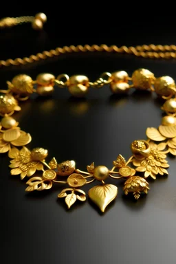 You can create a gold necklace