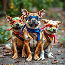 Teenage Mutant Ninja Canines.