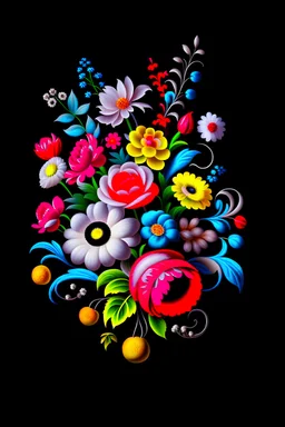 intricate floral arrangement t-shirt design