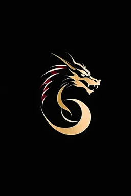 dragon minimalist logo