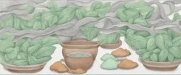 Drawing entitled Aromatic Mint Journey