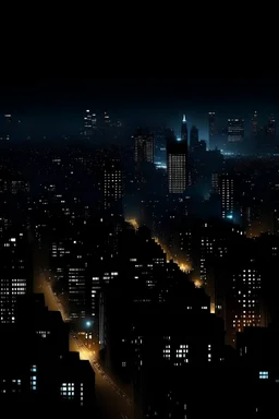 buatkan pemandangan sebuah kota dimalam hari yang terlihat cahaya lampu dari atas yang canggih,teknologis,tidak masuk akal,full hd