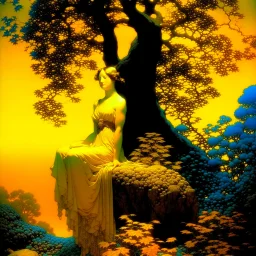 WOMAN Maxfield Parrish