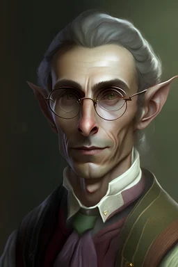 attractive elf professor, realistic