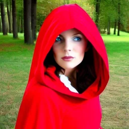 gorgeous, big buxomed red riding hood