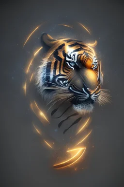 Embed logo infinitWith tiger, with night lights