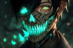 fantasy art, male, young elf, noble, mask, pale skin color