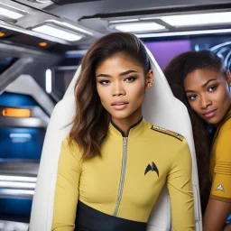 Zendaya in Star Trek bunk