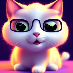 cute cat by pixar