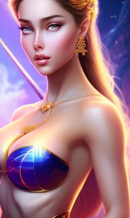 Character : Godlike face-features, incredibly beautiful, unfairly perfect. Amazing Massive Chest-size, (((Humongous_BOOBS1))) ((Busty4 Voluptuous1)) Huge-breasted Tightly barely fitting around the top is Ornella Muti symmetrical! intricate, highly detailed, biblical divine holy perfection!! digital painting, Artstation, concept art, smooth, 32K, Megapixel, Ornate, illustration, art by artgerm and greg rutkowski and alphonse mucha, hyperrealism, Waifu.