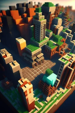 minecraft city