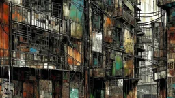 A boldly modern take on urban decay, the Nouveau Realisme artwork captures the gritty beauty of a city landscape in rich detail. Through a painting, photograph, or mixed media piece, intricate layers of graffiti-strewn walls and rusted metal convey a sense of raw authenticity. Each color-drenched corner and weathered surface exudes a striking, almost tangible presence, showcasing the artist's skill and vision.