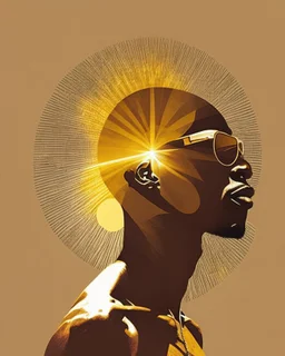 Black man under the sun design