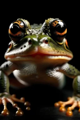 Picture of a extremely scary frog
