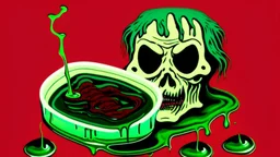 creepshow in the style of jello