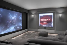 a dedicated home cinema room