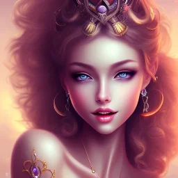 Beautiful women goddess full image smile