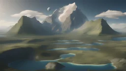 Planet Earth is in the shape of a cube, where mountains and terrain rise according to their height
