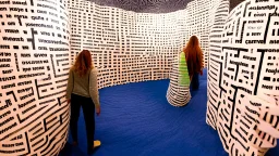 Construct a maze-like structure using fabric panels. Inside the labyrinth, visitors will find inspirational quotes or messages representing personal accountability and triumph over addiction. The installation encourages visitors to navigate the twists and turns of their own journey towards healing, engaging with the messages throughout the path.