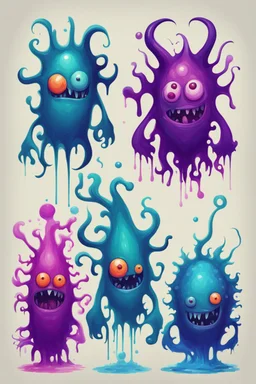 experimental monsters in liquid