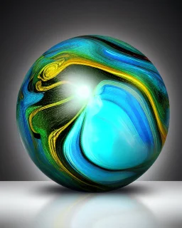 AI glass marble art realisticv2 surrealism 4k resolution