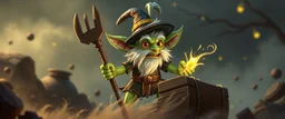 fluffy goblin tinkerer in fast cart card