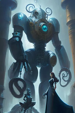 Agatha and Kasparov stood side by side, united in their pursuit of justice and the restoration of balance. The colossal octopus-robot, now blessed with Agatha's invocation, became a symbol of their shared resolve. It stood as a guardian, a champion against the encroaching darkness that threatened to consume their world.