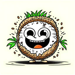 coconut cartoon