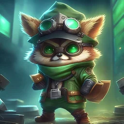 Teemo from League of Legends, as a cybersecurity professional