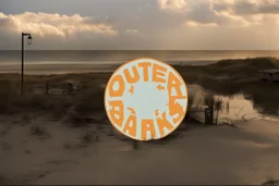 Netflix's Outer banks in the style of: The Walking Dead. City Landscape.