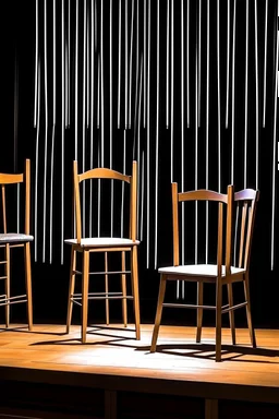 Theater plays with chairs