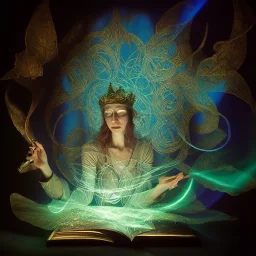 Cleric casting a magic spell, projecting hologram, 8k resolution, high-quality, fine-detail, iridescent, intricate, detailed matte, volumetric lighting, illustration, brian froud, howard lyon, selina french, anna dittmann, annie stokes, lisa parker, greg rutowski