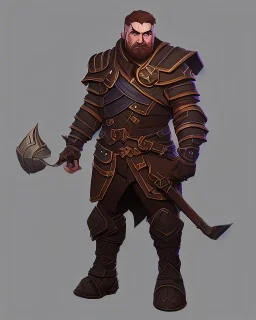 d&d character, dwarf, male, paladin, plate armor