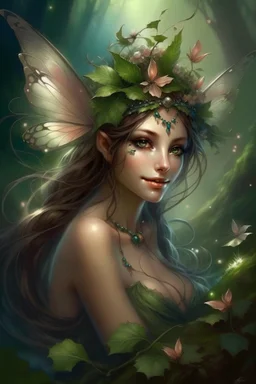 Beautiful earth fairy