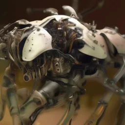 horror, swarming mechanical robotic insects, bugs, cockroaches, flies, spiders, ticks, parasites screaming person, pain, decay