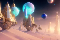  white and gold crystal cosmic and galactic ambiance, full of details, smooth, bright sunshine，soft light atmosphere, light effect，vaporwave colorful, concept art, smooth, extremely sharp detail, finely tuned detail, ultra high definition, 8 k, unreal engine 5, ultra sharp focus