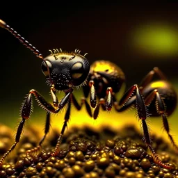 An ant that's strong and masculine