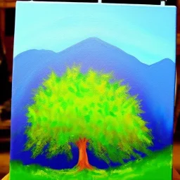 landscape tree paint