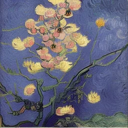 pink lotos mono botan, Vincent Van Gogh